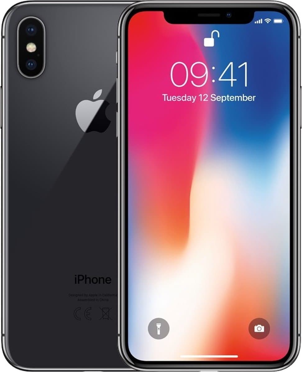 Apple iPhone X - 256GB - Spacegrijs — afbeelding 1