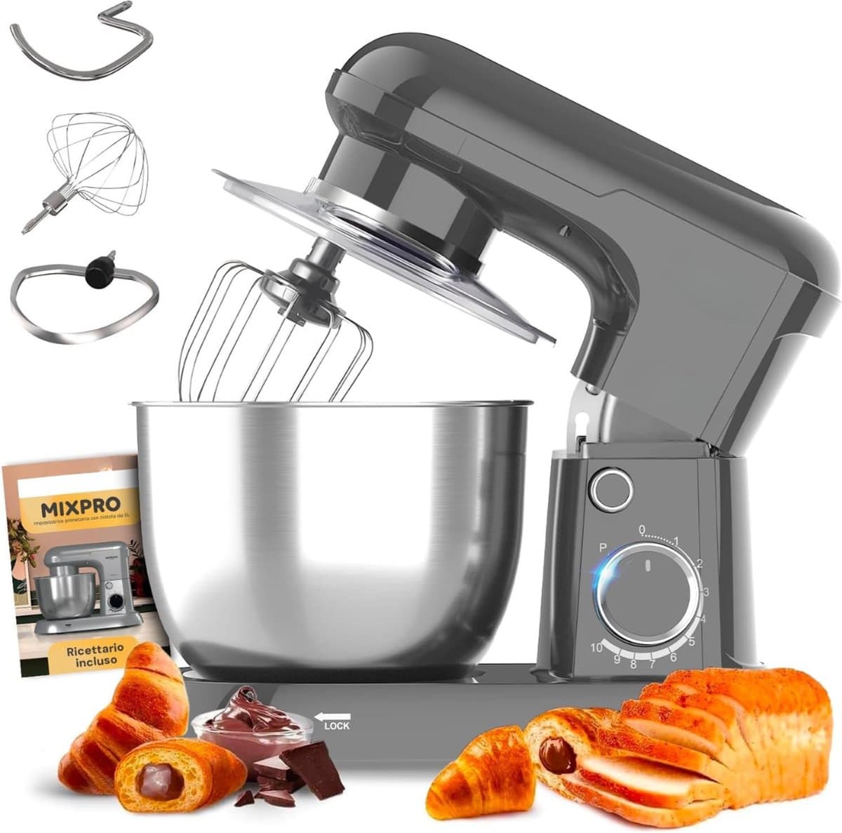 Mixer Met Mengkom - Mixer - Keuken Mixer - Keuken - Keukenrobot — afbeelding 1