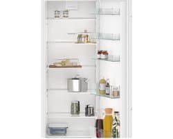 SIEMENS KI81RNSE0 iQ100 Inbouwkoelkast, 177,5 x 56 cm nis, 310 l, Made in Germany, freshBox voor groenten en fruit, snel koelen, zeer stil met slechts 35 dB, led-verlichting, sleepscharnier