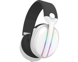 Subsonic Vektra LED Gaming Headset – draadloos tot 40 u batterijduur – RGB‑verlichting & 7.1 surround, voor PS5/Xbox/Switch