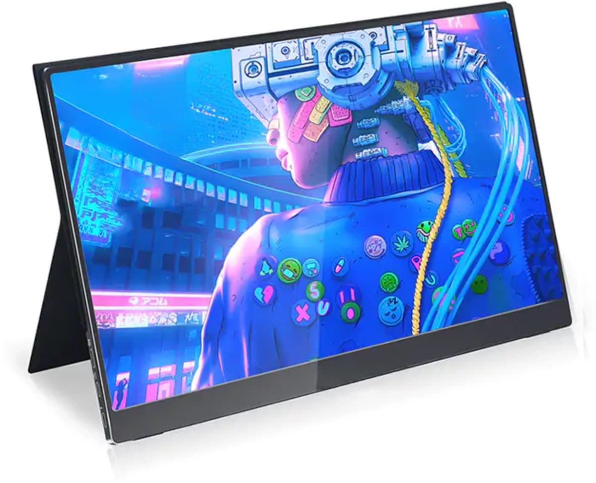 Portable Monitor - Full HD Scherm Voor Flexibel Gebruik - Lichtgewicht En Compact - Voor Gaming Of Werk — afbeelding 1