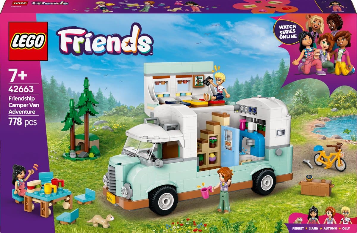 LEGO Friends - Camperavontuur met vrienden Constructiespeelgoed — afbeelding 1