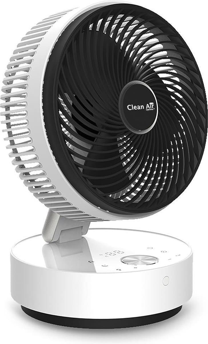 Clean Air Optima® CA-404W - Design Circulator Ventilator - Oscillatie 80º en 180º - Extreem stil - Slaapmodus - Luchtzuivering door Ionisator — afbeelding 1