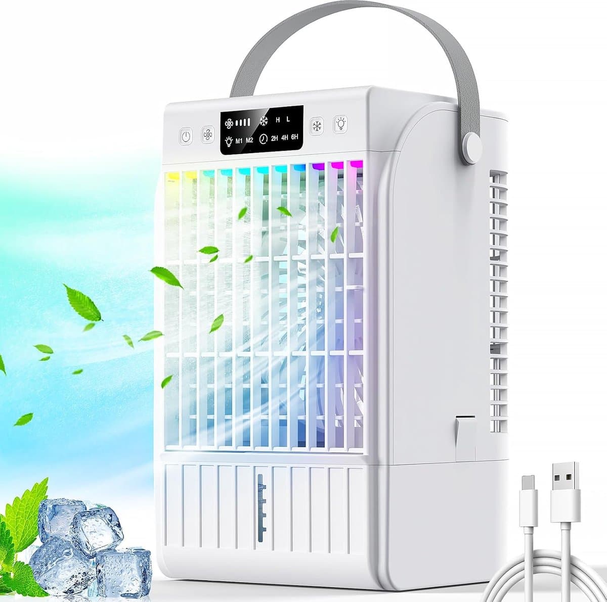 Lexium Mini airco - Kleine airco - Mini airconditioning - Mini aircooler - Luchtkoeler - Draagbare min airco - Aircooler — afbeelding 1