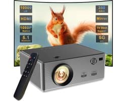 Equivera Mini Beamer - Draagbare Beamer - Beamer - Mini Beamer Projector - Projector - Mini Projector