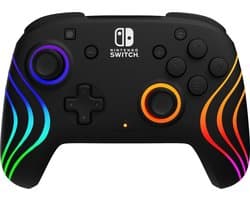 PDP Afterglow WAVE Draadloze Controller - RGB - Back Buttons - Zwart - Nintendo Switch/OLED