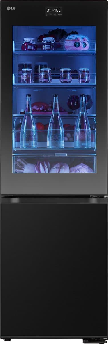 LG GBG7190CEV Vrijstaand 349 l C Zwart — afbeelding 1