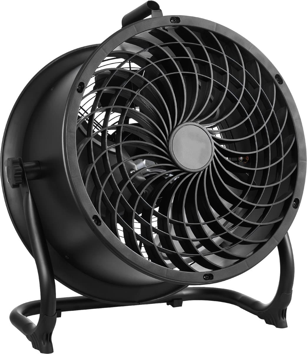 Ventilator op voetstuk van 14 inch - industriële ventilator met 3 snelheden, hoge prestaties, 2520 CFM, 360° kantelbaar, luchtstroom van 23,62 ft/sec. — afbeelding 1