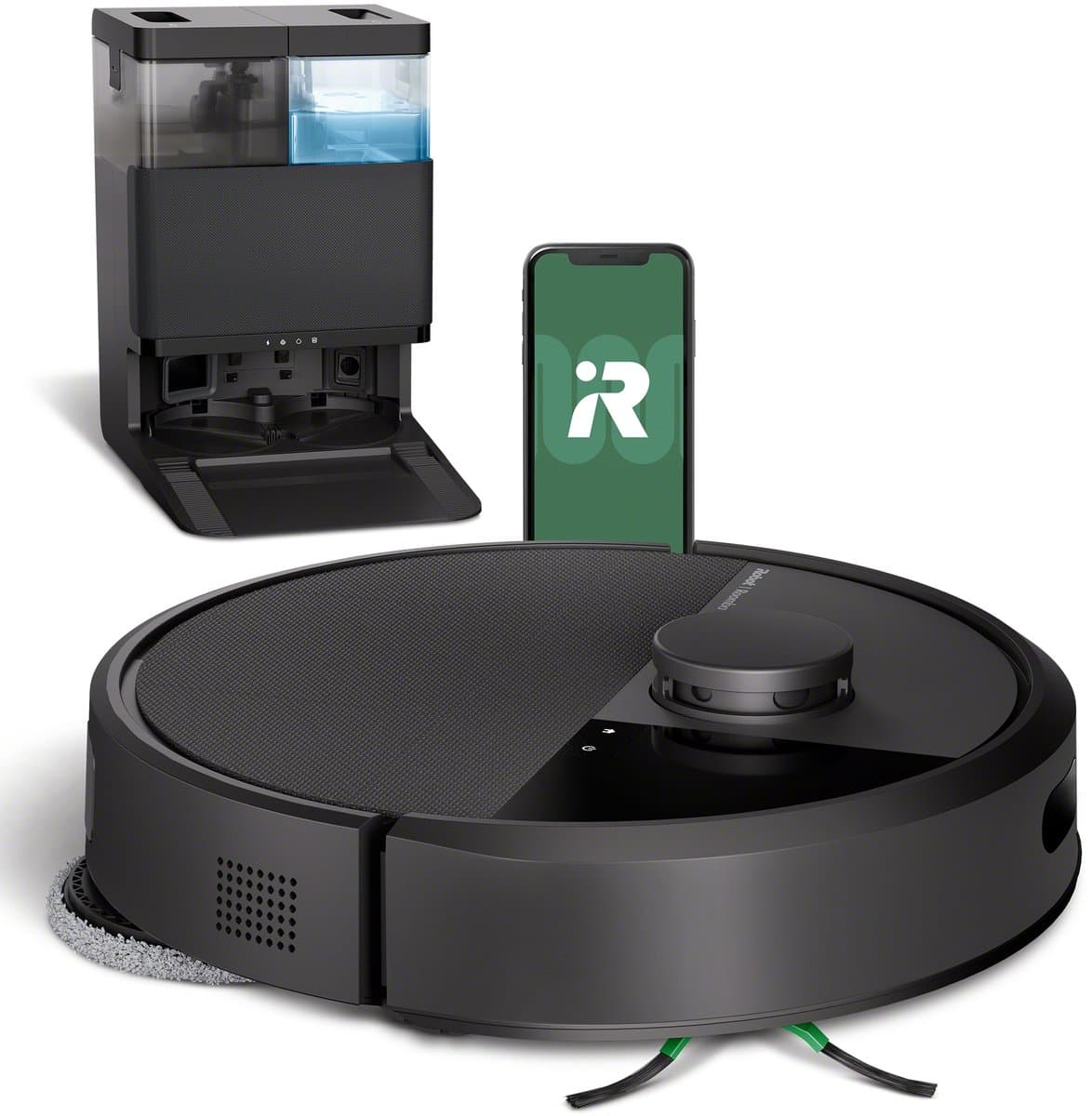 iRobot Roomba® Plus 405 Combo Robot + Autowash™ Dock - Robotstofzuiger met Dweilfunctie - Zwart - G1850 — afbeelding 1