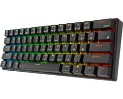 Royal Kludge RK61 - Mechanisch Gaming Toetsenbord - Draadloos - Ergonomisch - RGB - Red Switch