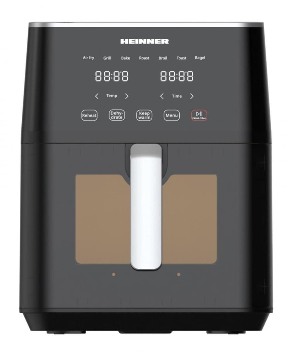 Heinner Heteluchtfriteuse – 1500–1800W – 7L Capaciteit – Digitaal Display – Touchbediening – Temperatuur 40–200°C – 10 Functies – Dehydrateren – Keep Warm – Zwart — afbeelding 1