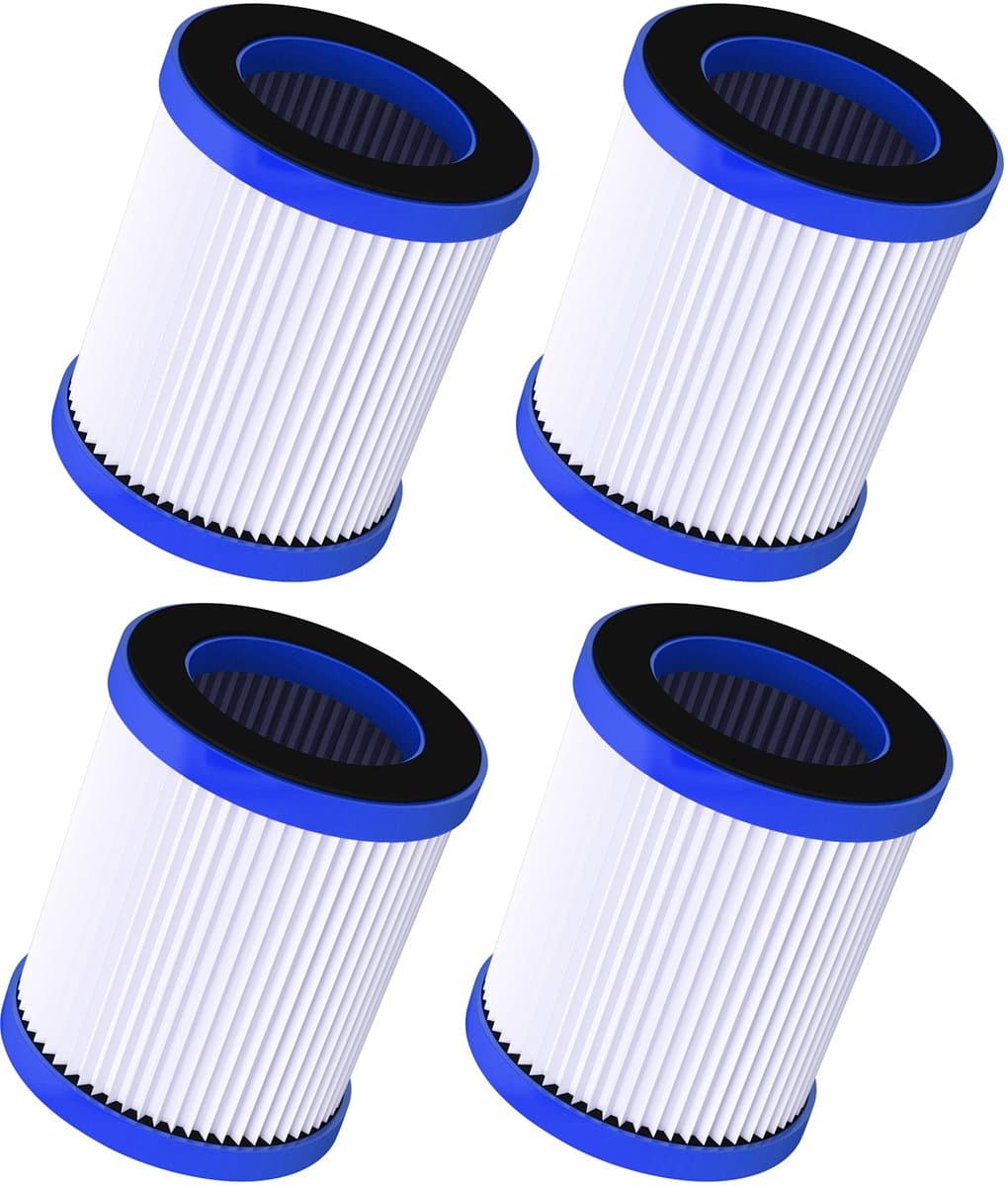 Elekiatech Steelstofzuiger HEPA Filter Accessoires - Set van 4 - alleen geschikt voor Elekiatech modellen XL315, XL316, XL618E-8, H75 — afbeelding 1