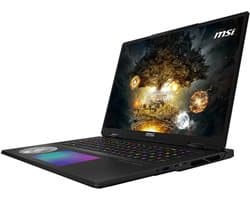 "MSI TITAN 18 HX DRAGON EDITION NORSE MYTH A2XWJG-405NL laptop Intel Core Ultra 9 285HX 45,7 cm (18"") UHD+ 96 GB DDR5-SDRAM 6 TB SSD NVIDIA GeForce RTX 5090 Wi-Fi 7 (802.11be) Windows 11 Pro Nederlands Zwart"