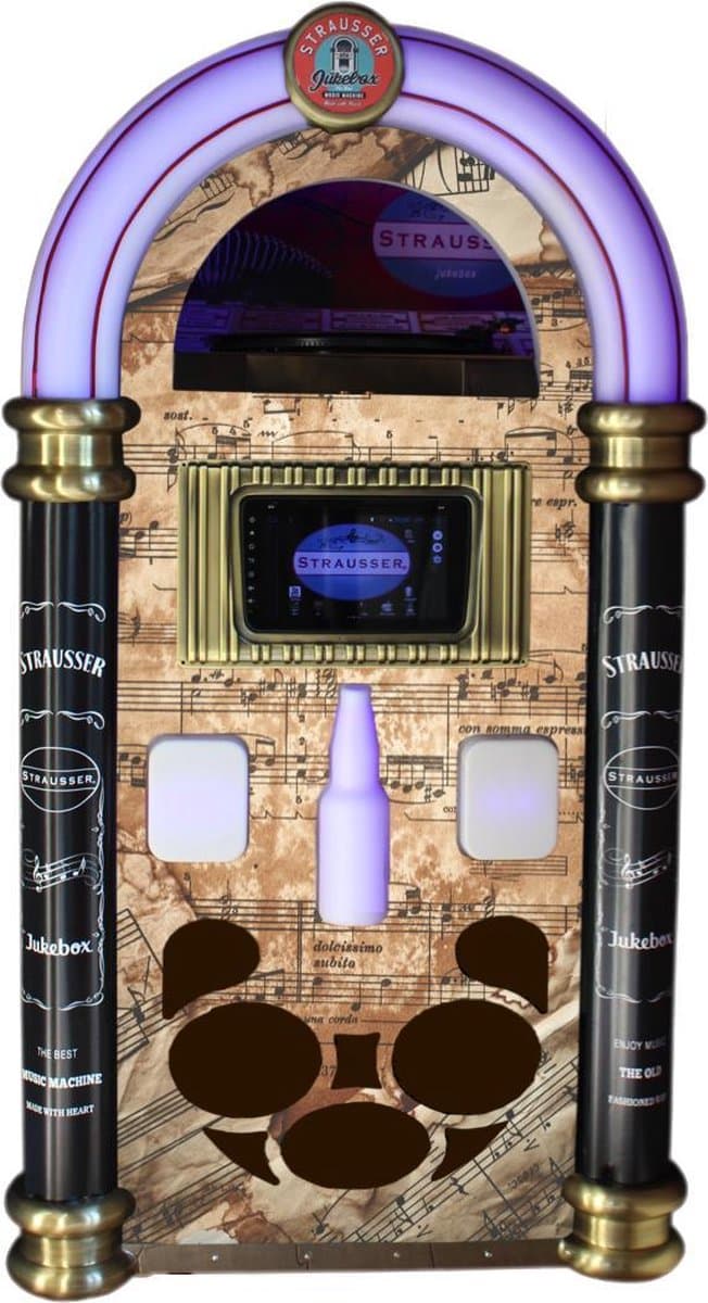 Strausser Jukebox Music Collage — afbeelding 1