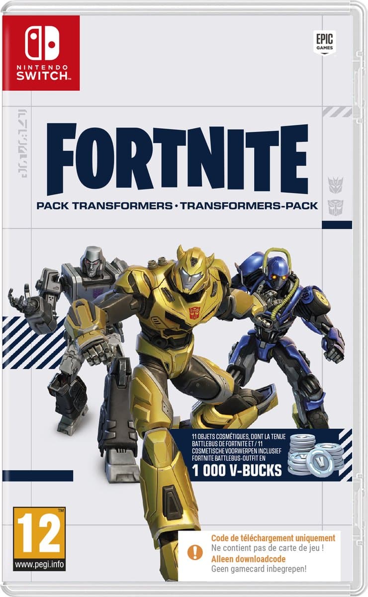 Fortnite: Transformers Pack (Code in a Box) - Switch — afbeelding 1