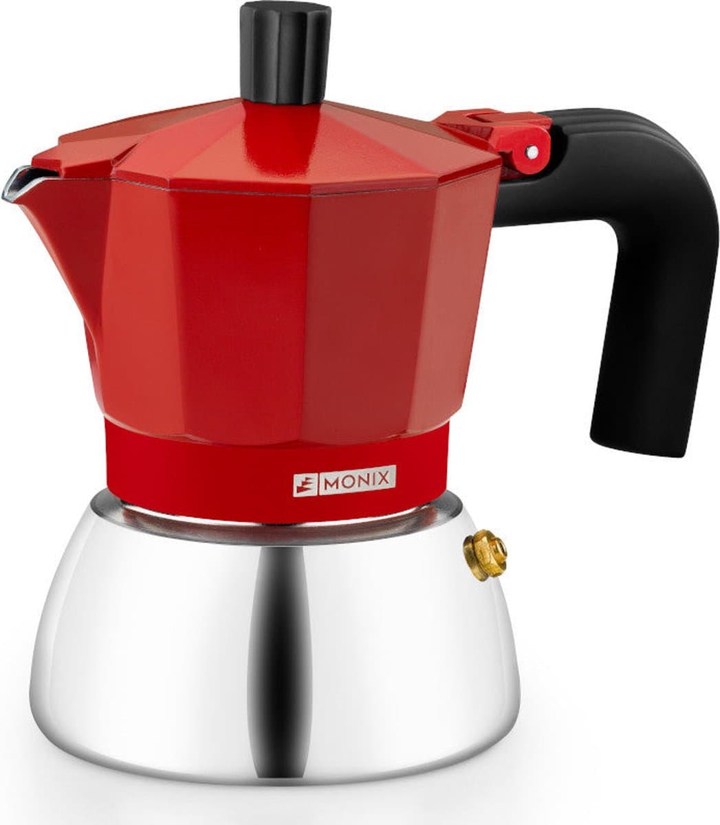Monix M863103 - Italiaanse Koffiezetapparaat - Rood — afbeelding 1