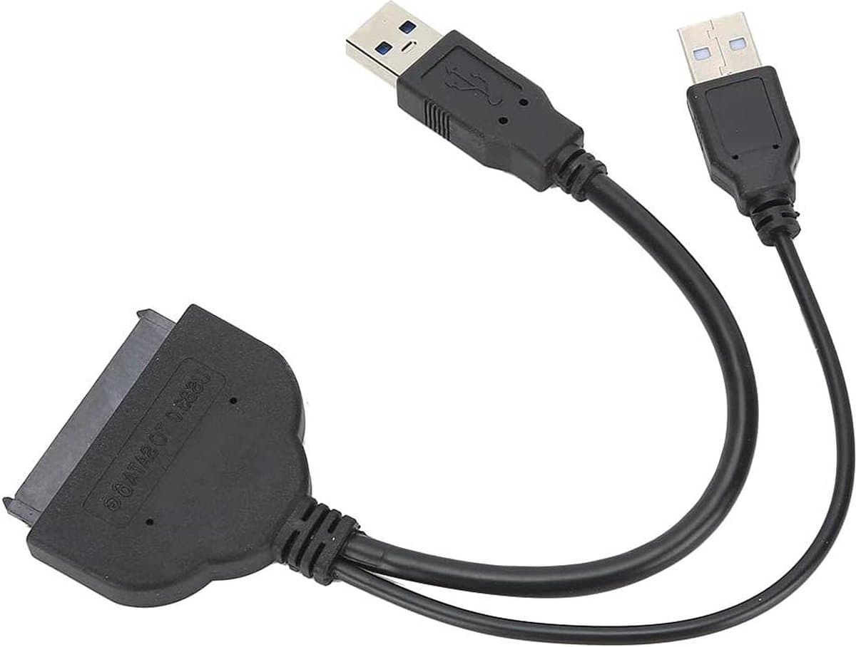 USB3.0 Naar -kabel 25 Inch HDD-kabel Gegevensoverdracht Harde Schijf Schijfconverter voor Pc Computer Externe 25 Inch SSD Harde Schijf 150 MB/s - USB Kabeldataoverdracht . — afbeelding 1
