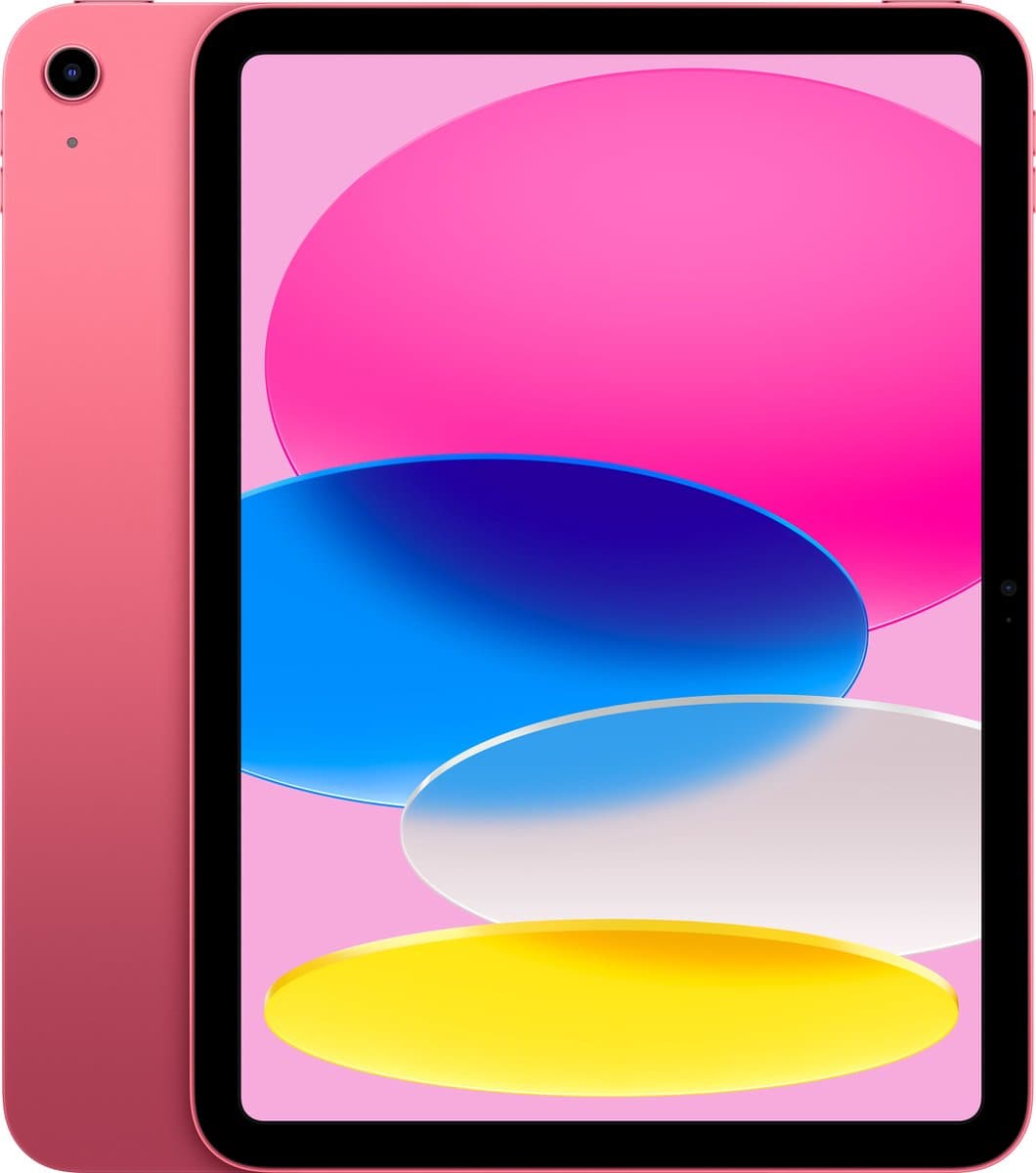 Apple iPad (2022) - Met USB-lader - 10.9 inch - WiFi - 64GB - Roze - 10e generatie — afbeelding 1
