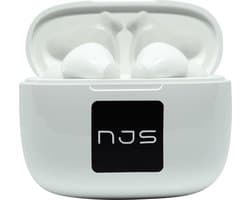 NJS Earbuds Pro - BS09 - Oortjes Draadloos - Earbuds Wireless - Bluetooth Oordopjes - USB C - Wit