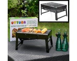 Portable Houtskool BBQ - Barbecue - Inklapbaar - Barbecue Houtskool - Tafel Grill - Camping - Strand - Festival - Park