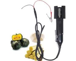 Automatische Suikerriet Schraapmachine - Elektrische Dunschiller - Voedsel Voorbereiden - Precisie Peeling - 120W - Zilver