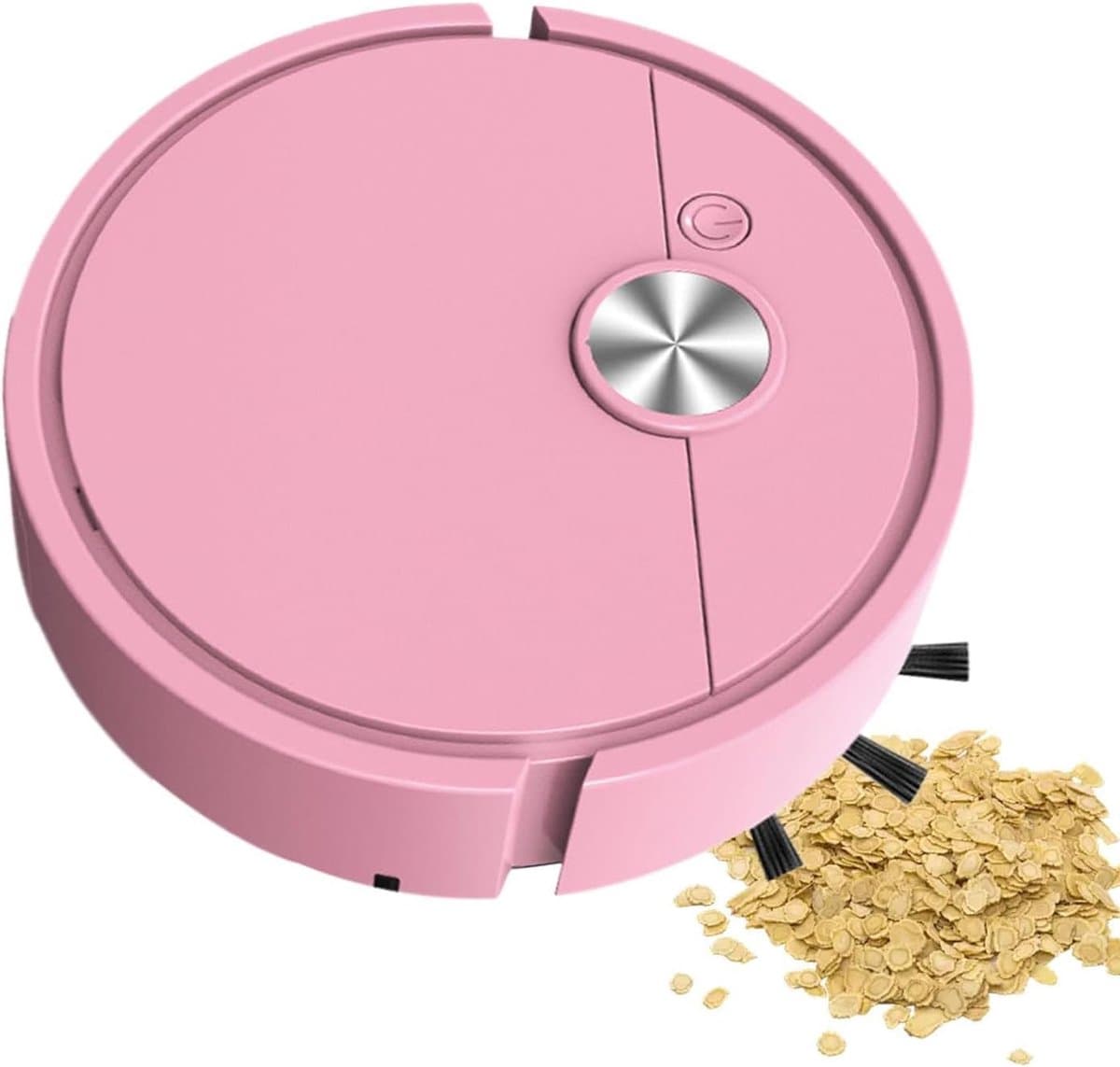 Bureau Stofzuiger Robot - Kruimelrobot Mini - Bureau Schoonmaken - Slimme Navigatie - 27.5 x 26.4 x 7.4 cm - Roze — afbeelding 1