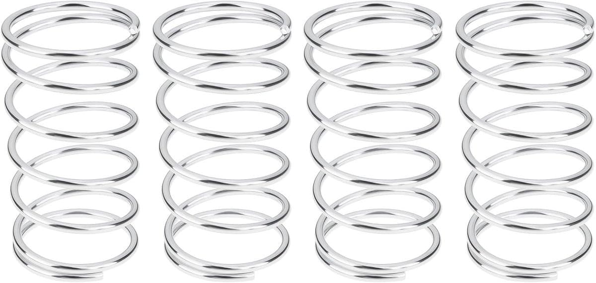 Maaier Onderdelen - Vervangingsveren - Gazononderhoud - Roestvrij Staal - 4 Stuks - Zilver — afbeelding 1