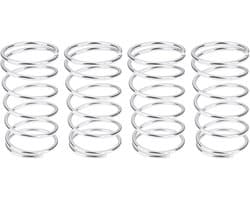 Maaier Onderdelen - Vervangingsveren - Gazononderhoud - Roestvrij Staal - 4 Stuks - Zilver