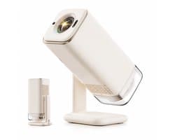 Mini Beamer 4K - WiFi - Bluetooth - Dolby Audio - Draagbare Projector - USB-C Voeding - Wit