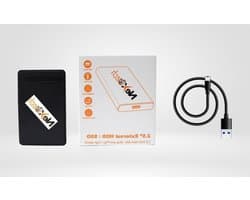 Externe Harde Schijf - Opslagstation USB - Bestanden Opslaan - Plug and Play - 2.5 inch - Zwart