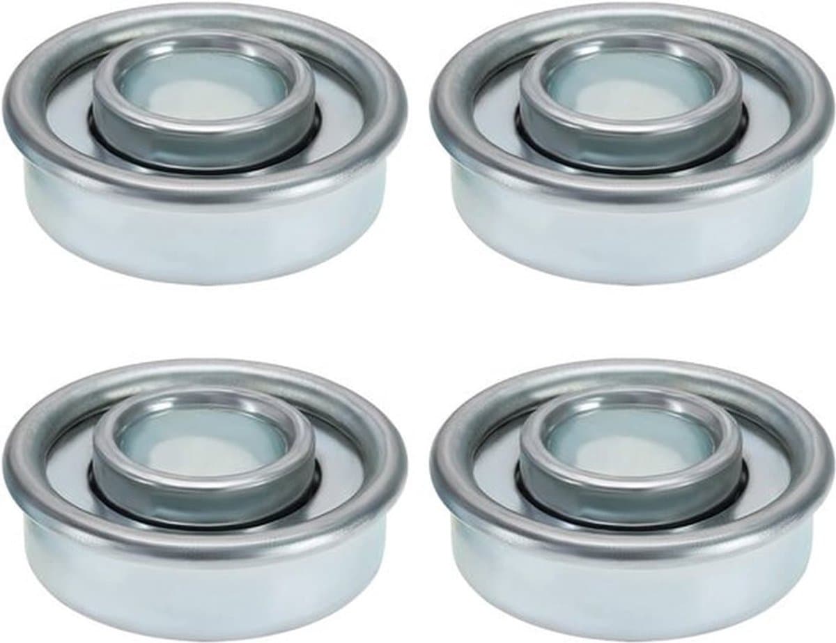Maaierslagers 4 Stuks - Buitendiameter 28,6 mm - Binnendiameter 12,2 mm - Dikte 9,8 mm - Staal - Geschikt voor grasmaaiers - Wiellagers — afbeelding 1