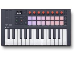 Novation FLkey Mini 25 MK2 - Compacte MIDI Keyboard Controller voor FL Studio - 25 Mini-Toetsen - 16 Pads - 8 Knobs - OLED Display