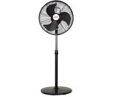 Staande ventilator ø45cm 45W met afstandsbediening zwart