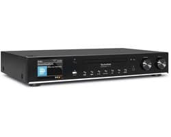 TechniSat DIGITRADIO 143 CD (V3) - HiFi-tuner, internetradio (DAB+, FM, Wi-Fi audio-streaming functie, Bluetooth, Spotify Connect, CD-speler, app-bediening, afstandsbediening
