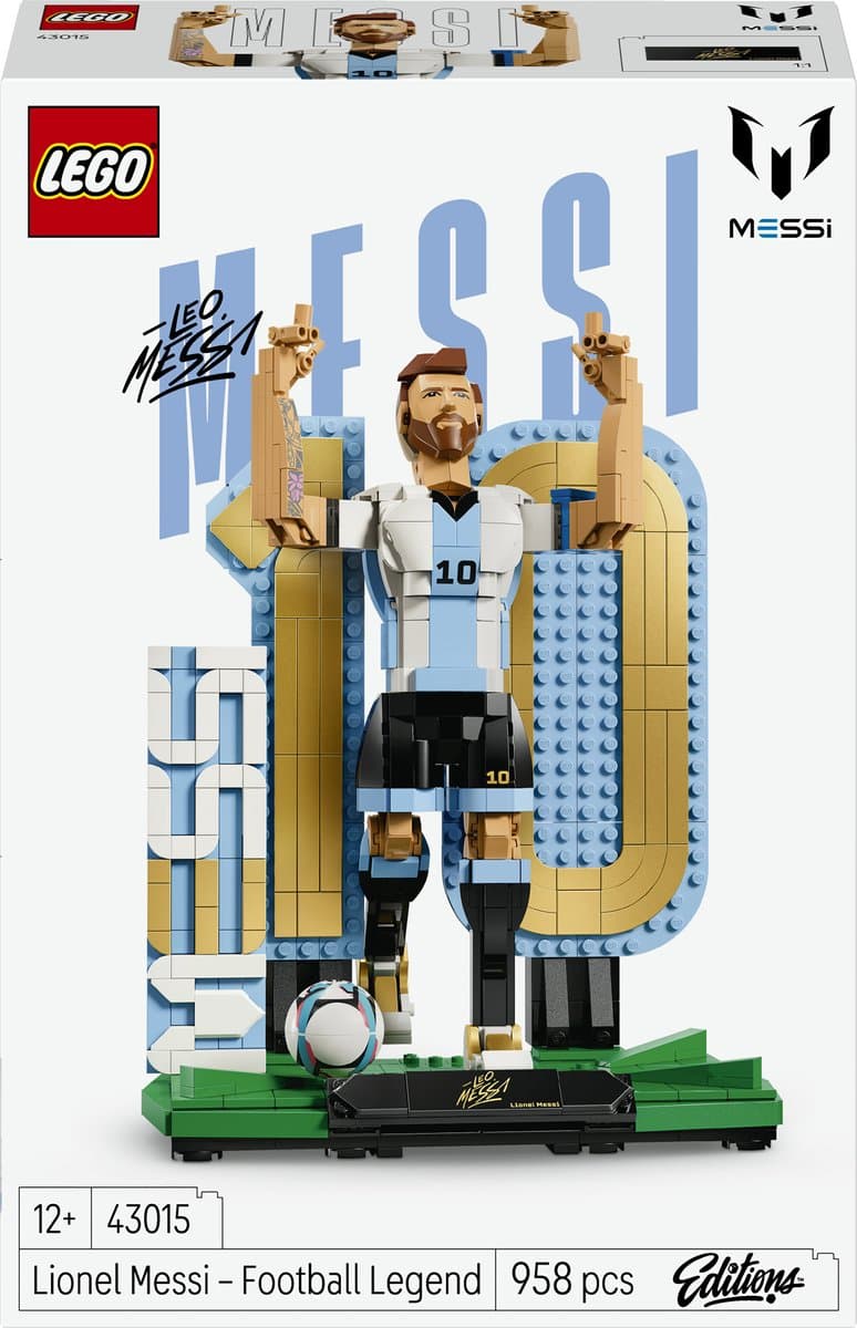 LEGO Editions - Lionel Messi - Voetballegende Constructiespeelgoed — afbeelding 1