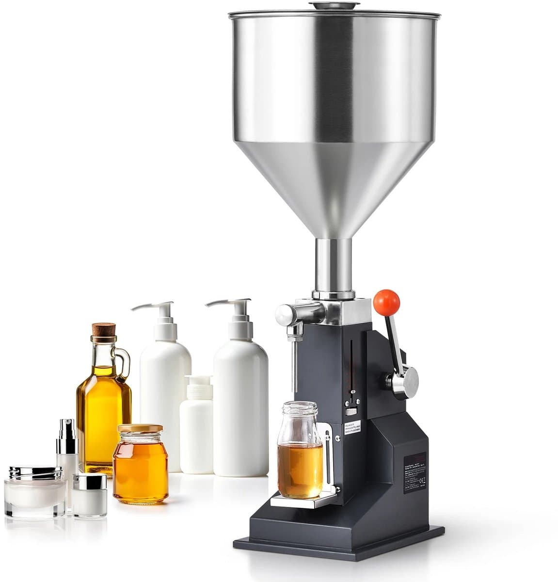 ACEP Verstelbare en handmatige vloeistofvulmachine - 5-50 ML - Vloeistofspuit - Flessenvuller - Vloeistofvulmachine - Doseerfles - Doseermachine — afbeelding 1