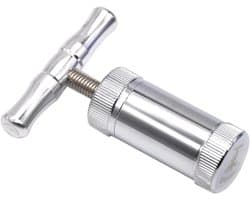Tool Pollen Press, T-Handle, Durable Spice Press, Small Pollen Press for Herbs, Spices, Garlic, Pepper, Salt, Pollen