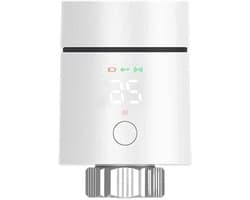 Slimme Radiator Thermostaat - Verwarming Klep - Energie Besparen - Programmeerbare Schema's - 1 Stuks - Wit