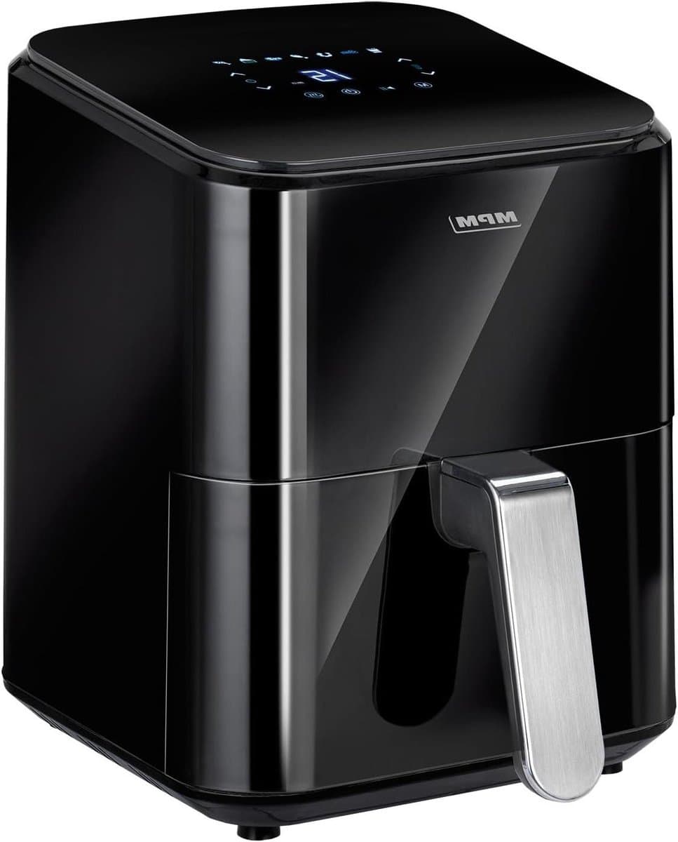 Heteluchtfriteuse - Convectieoven - Vetvrij Koken - Digitaal Led-display - 45 liter - Zwart — afbeelding 1