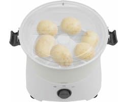 Aardappelschilmachine Elektrisch - Groente Fruit Schillen - Snel Groenten Bereiden - Eén Knop Bediening - Max 0.8kg Capaciteit - Wit