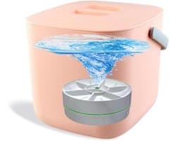 Mini Vaatwasser - Aanrecht Vaatwasser - Hygiënisch Afwassen - Kunstmatige Watervortex - 140x70mm - Roze