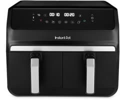 Instant Pot Vortex Dual Drawer 8L Airfryer – Dubbele Airfryer met 2x 4L Laden – SyncCook™ & SyncFinish™ – ClearCook – 8-in-1 – Tot 205°C – Vaatwasserbestendig