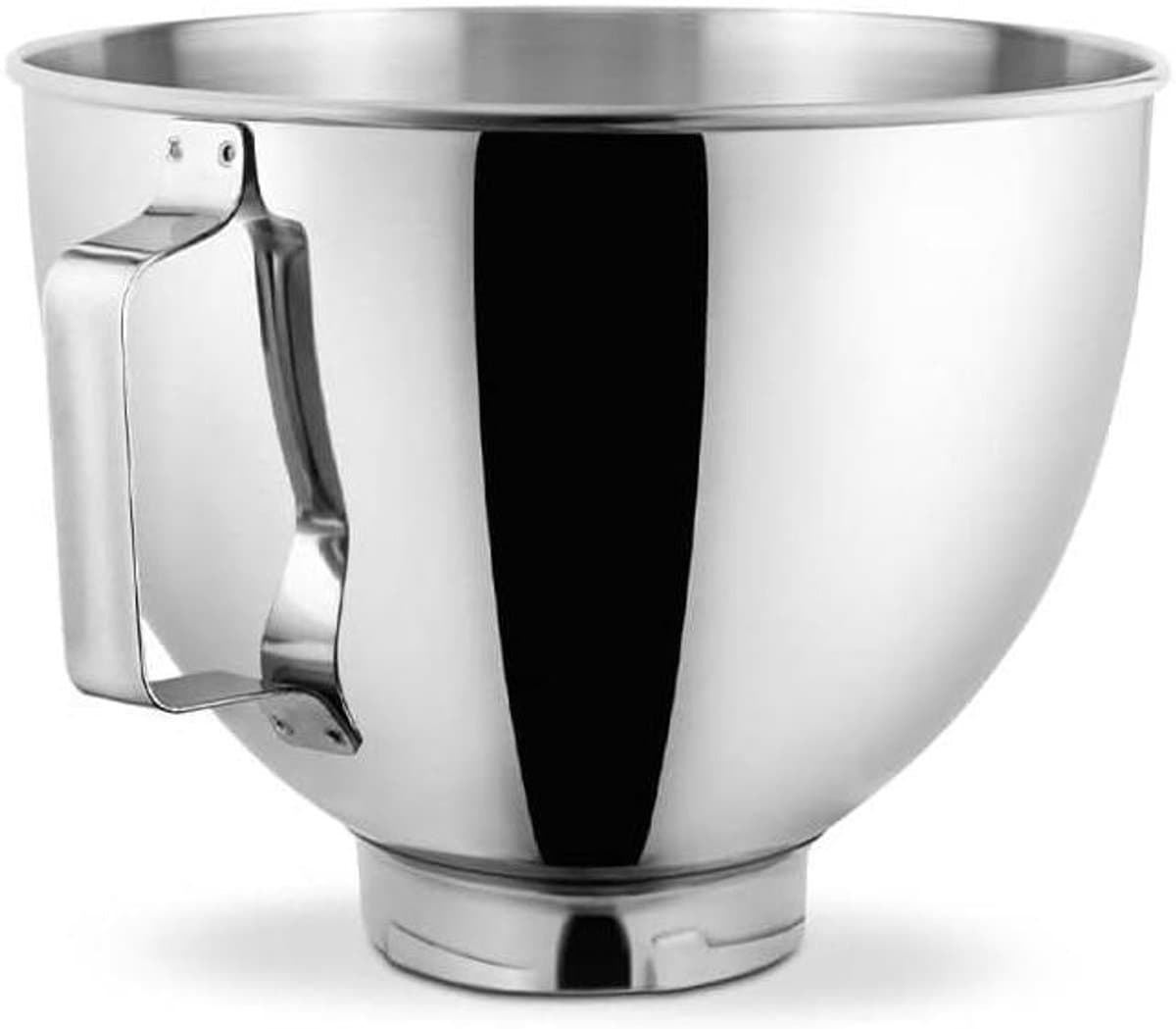 Extra Mengkom - Keukenmachine Kom - Bakken en Mixen - Ergonomische Handgreep - 43 Liter - Zilver — afbeelding 1