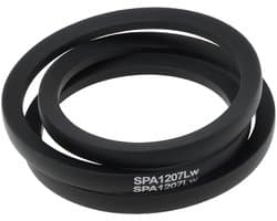 Dailygoods- Aandrijfriem Perfecte Pasvorm - Buitenlengte 1225 mm - Binnenlengte 1162 mm - Rubber - Betrouwbare Prestaties - Soepele Werking - Grasmaaier Riem