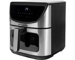 BERGMANN YA Air Fryer - 8L Capaciteit - 1800W - 7 Programma's - LED Touch Panel