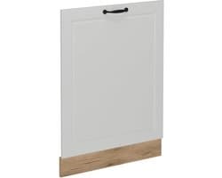 Vaatwasserfrontpaneel - Keukenpaneel - Keuken Upgrade - Aanpasbaar Ontwerp - 60 cm Breed - Wit Landhuis