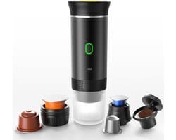 MIRA® Draagbare Koffiemachine - Blender To Go - Draagbare Blender - Zwart - 9cm × 9cm × 27cm