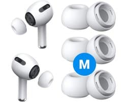 3 Pack Siliconen Medium (M) Dopjes Oordopjes Vervanging Tips Geschikt voor AirPods Pro (1e & 2e Generatie)