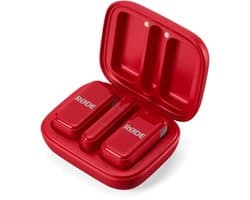 RØDE Wireless Micro USB‑C - Rood – Ultra‑Compact Draadloos Microfoonsysteem voor Smartphones