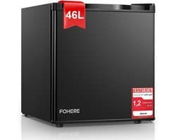 Compacte Mini Koelkast 46 Liter met Temperatuurregeling - Ideaal voor Kamer of Kantoor